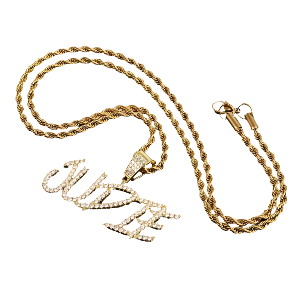 CUSTOM ICED PENDANT V1 GOLD
