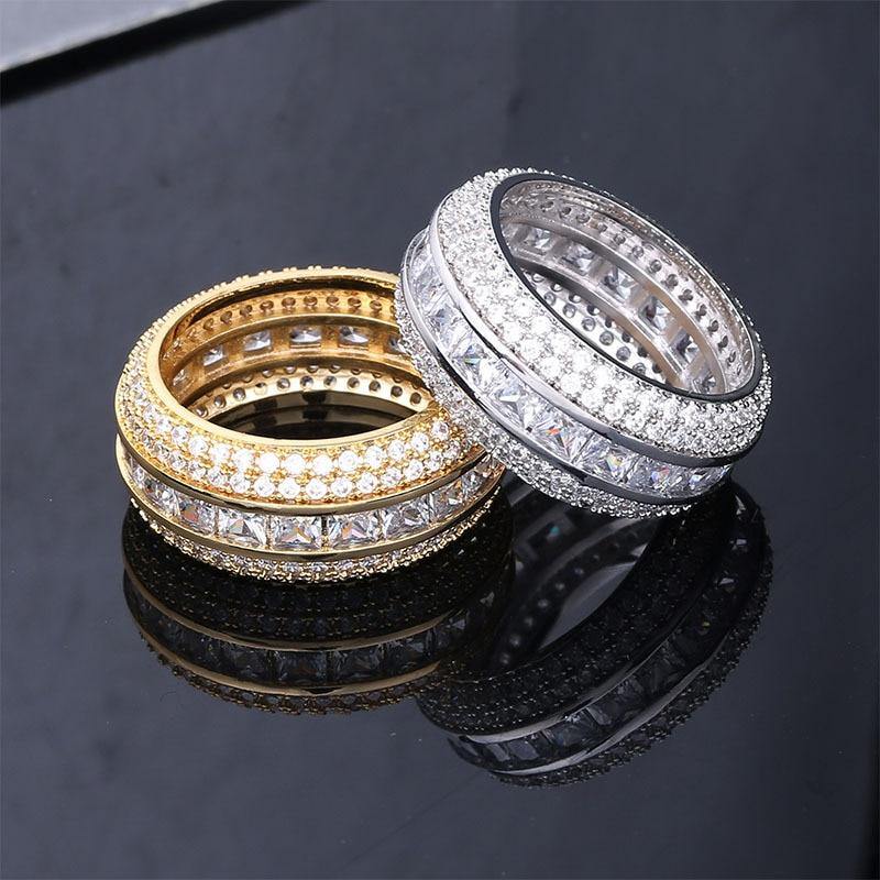 Bague Baguette 3 Lignes - MCSHXP