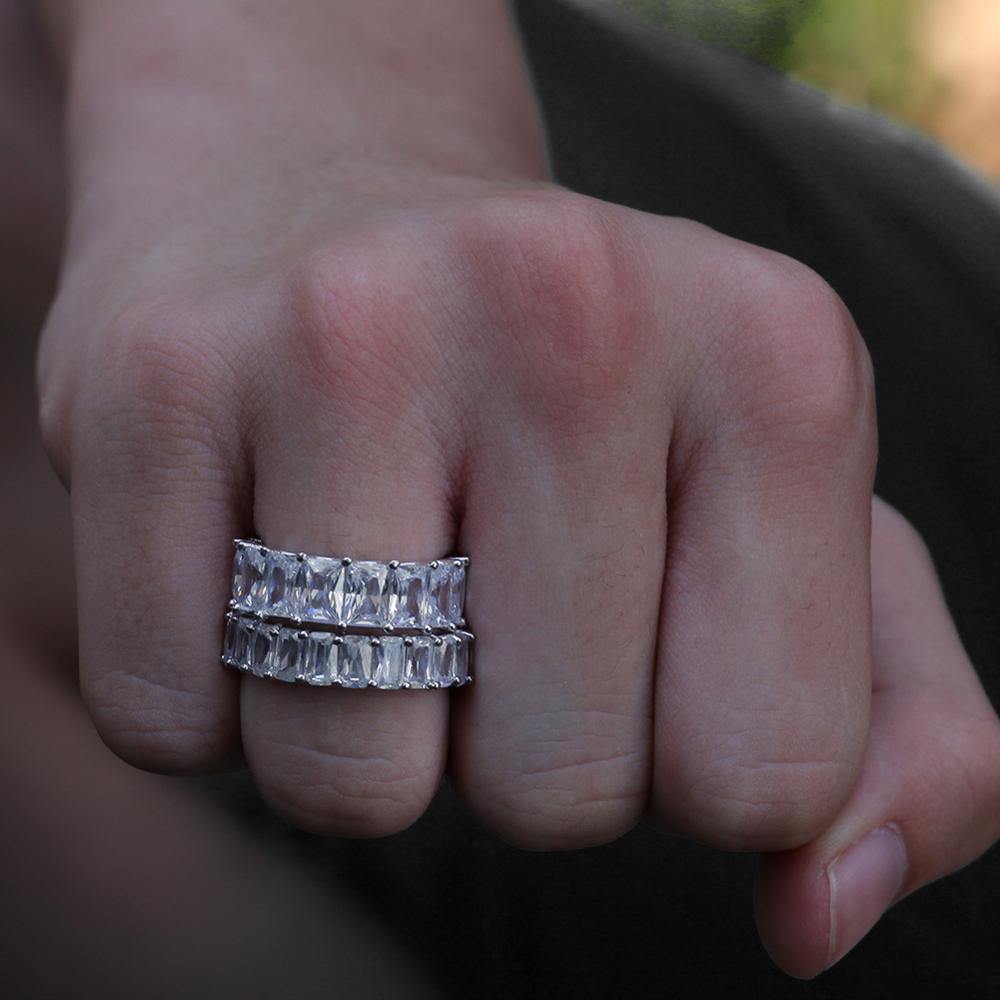 Bague ICED Simple Ligne - MCSHXP