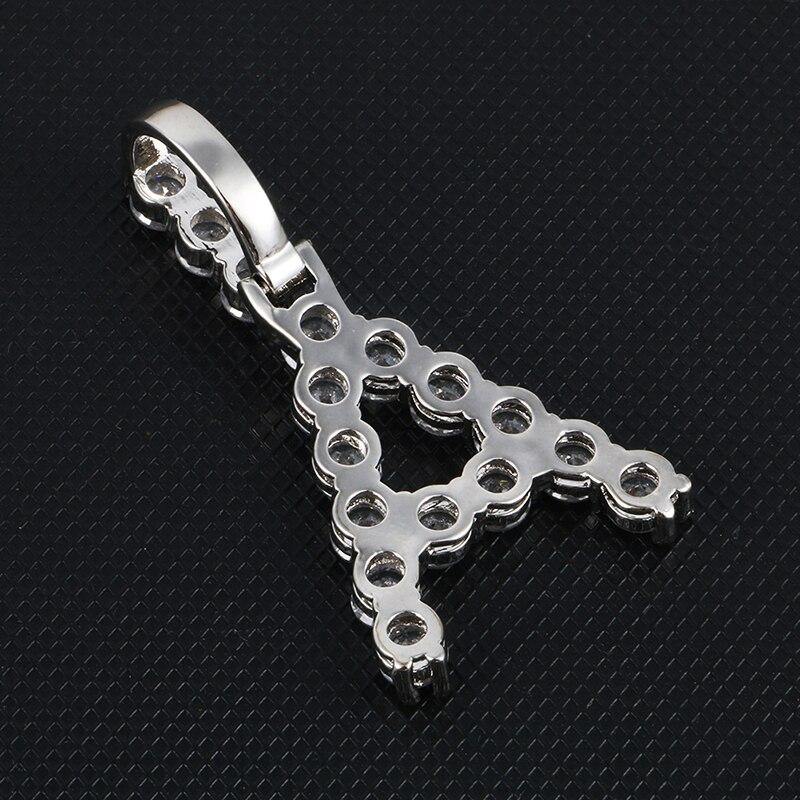 CUSTOM ICED PENDANT V1 SILVER - MCSHXP