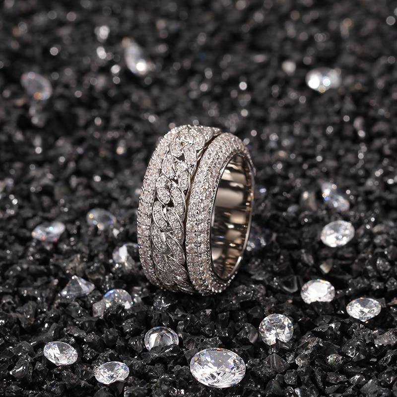 Bague ICED Cuban Roll - MCSHXP