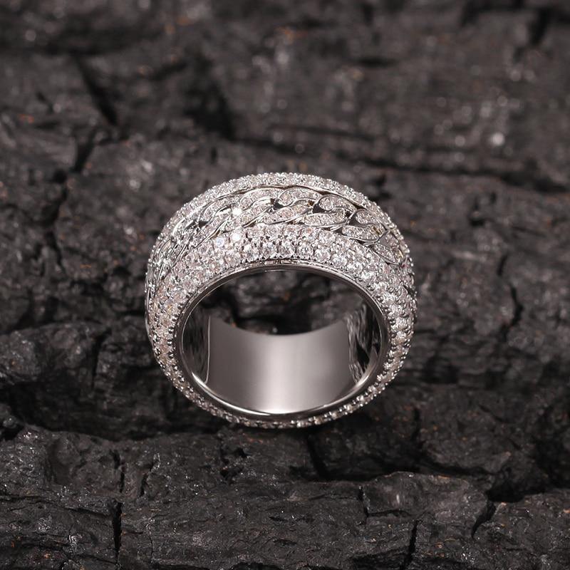 Bague ICED Cuban Roll - MCSHXP
