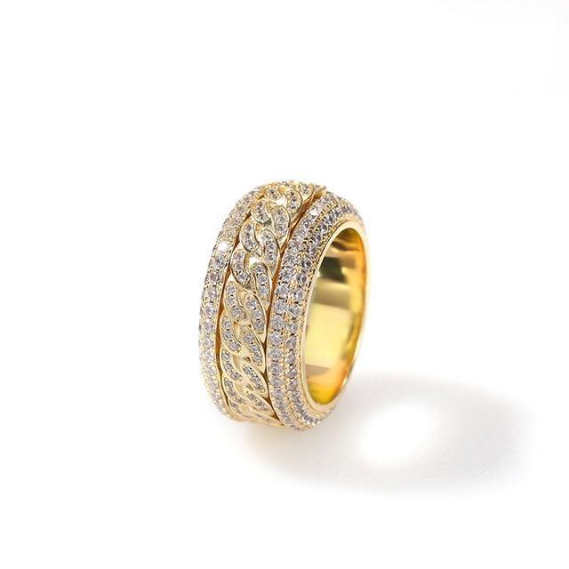 Bague ICED Cuban Roll - MCSHXP
