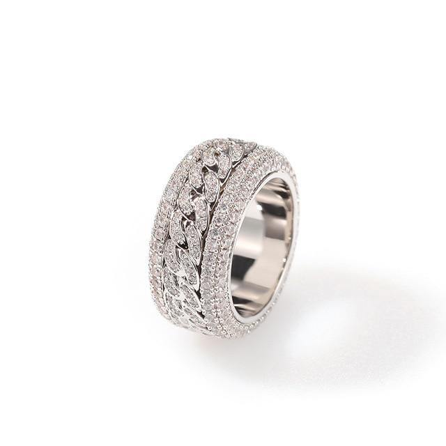 Bague ICED Cuban Roll - MCSHXP