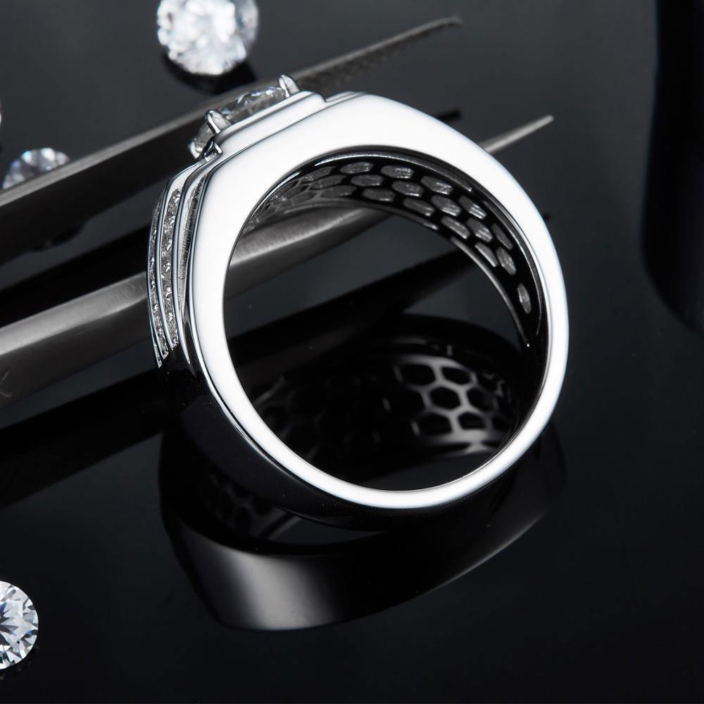 Bague Stripes ICED MOISSANITE - MCSHXP