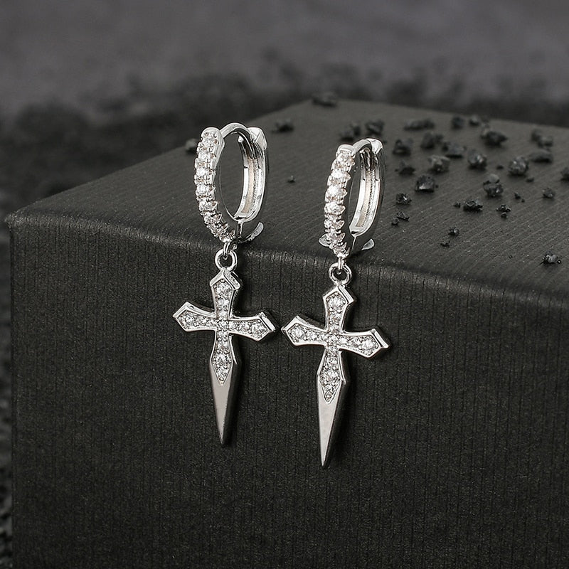 Boucles "Diamond Cross" - MCSHXP
