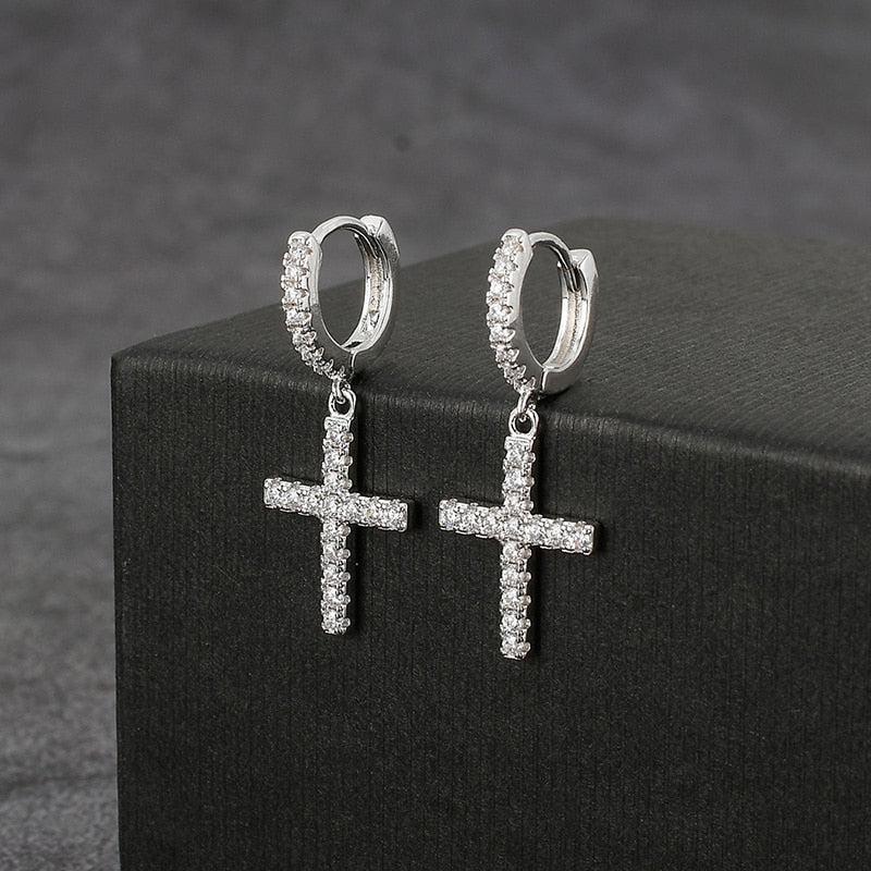 Boucles "Diamond Cross" - MCSHXP