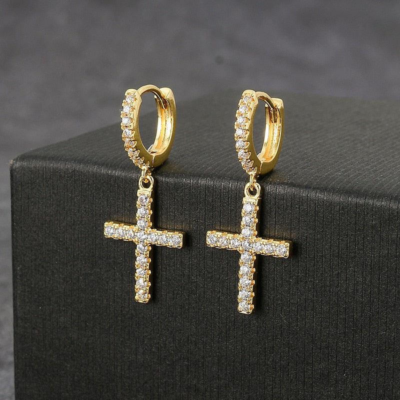 Boucles "Diamond Cross" - MCSHXP