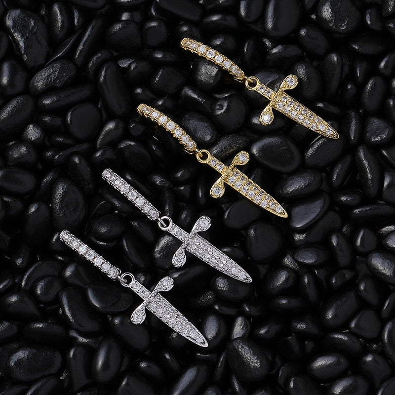 Boucles "Diamond Cross" - MCSHXP