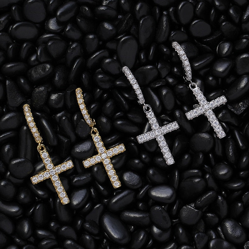 Boucles "Diamond Cross" - MCSHXP