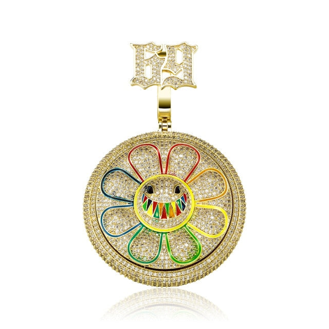 Pendentif "69 Rainbow Flower" - MCSHXP
