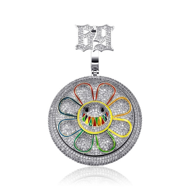 Pendentif "69 Rainbow Flower" - MCSHXP