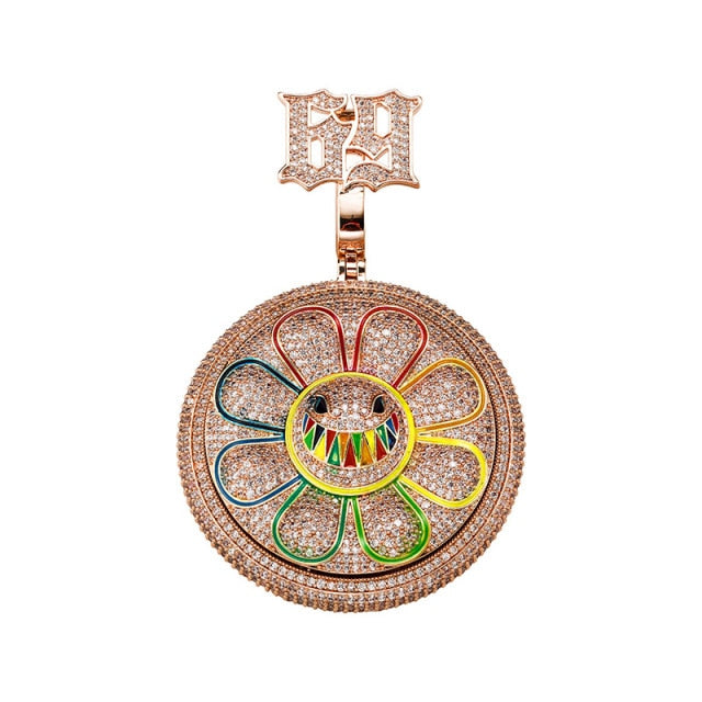 Pendentif "69 Rainbow Flower" - MCSHXP